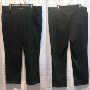 Plus size black jeans
